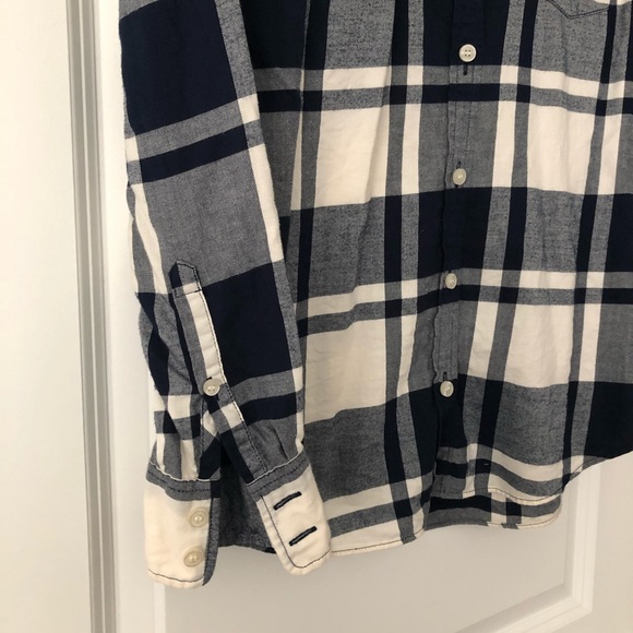 J. Crew Boy Fit Plaid/Flannel Shirt - Picture 5 of 7
